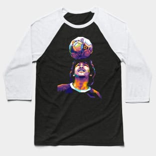 Diego Maradona WPAP style Baseball T-Shirt